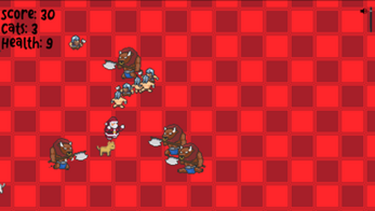 Santa Claus And The Cats And The Bad Guys Image