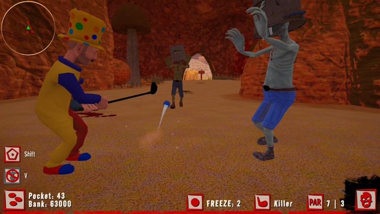 Golf VS Zombies screenshot