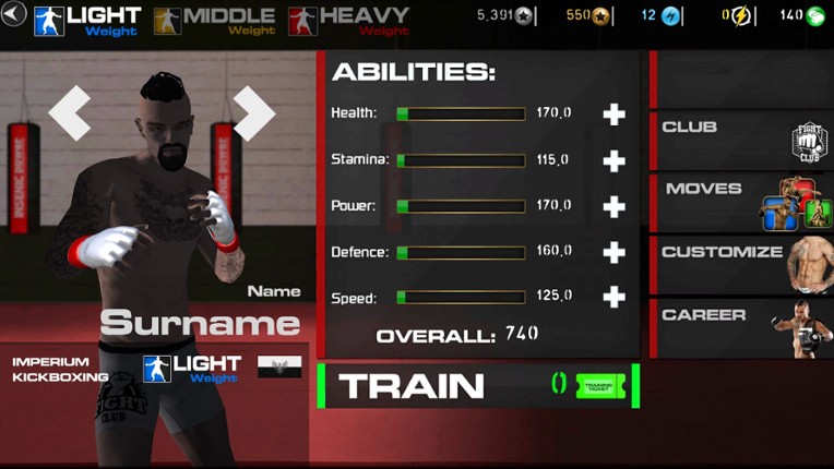 MMA Fighting and UFC Champions Simulator screenshot