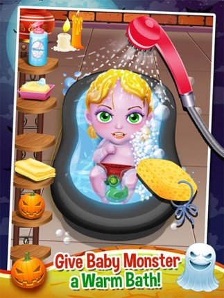 Mommy's Monster Pet Newborn Baby Doctor Salon - my new born spa care games! screenshot