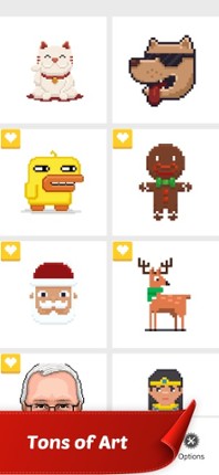 Pixel Color by Number Art Game Image
