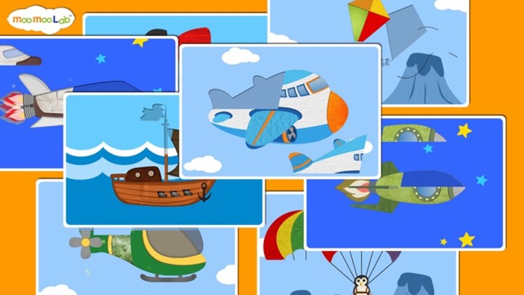 Rocket and Airplane : Puzzles, Games and Activities for Toddlers and Preschool Kids by Moo Moo Lab Image