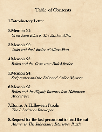 Slightly Unreliable Memoirs: Volume 6 screenshot