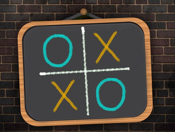 Tic Tac Toe Blackboard Game Cover