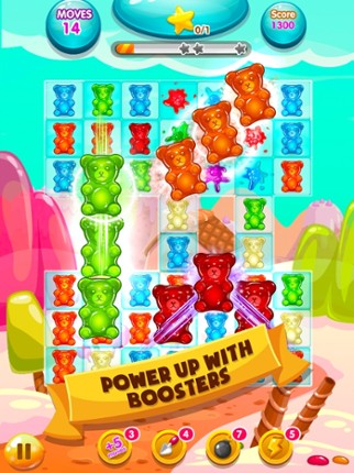 Toy Jelly Bear POP - Funny Blast Match 3 Free Game Image