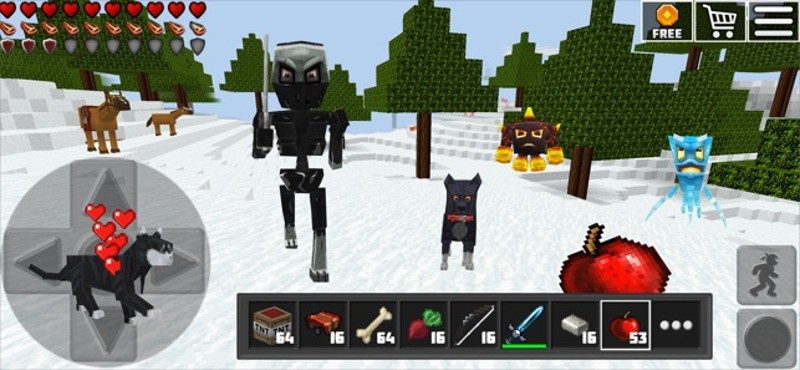 World of Cubes Craft & Mine 3D screenshot