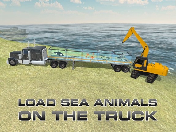 3D Transporter Truck Sea Animal – Ultimate driving &amp; parking simulator game screenshot