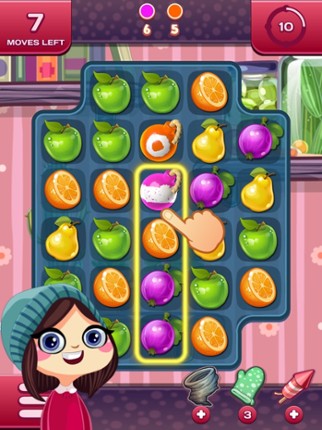 Agnes' Fruits Match-3 Puzzle screenshot