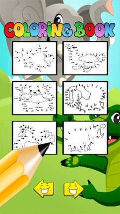 Animals Dot To Dot:finger paint for kids fun games Image