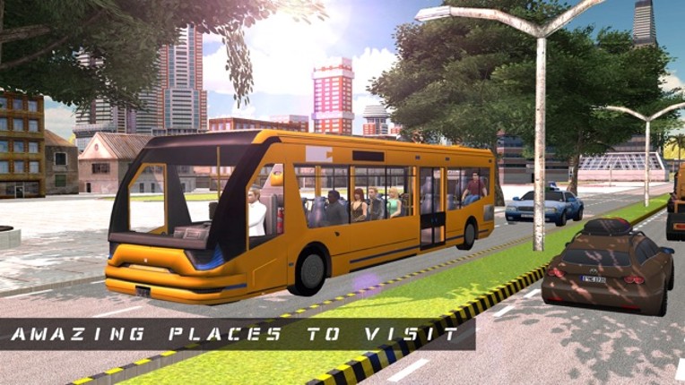 Coach Bus Simulator City Driving 2016 Driver PRO screenshot