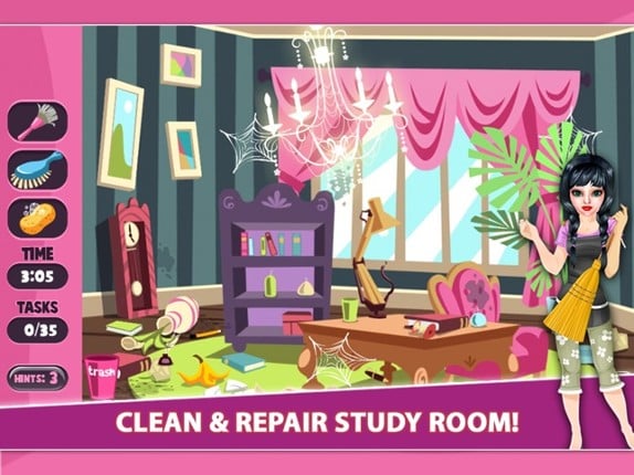 Doll House Cleaning Craft Image