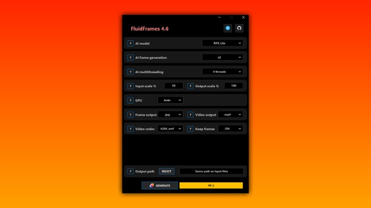 FluidFrames screenshot