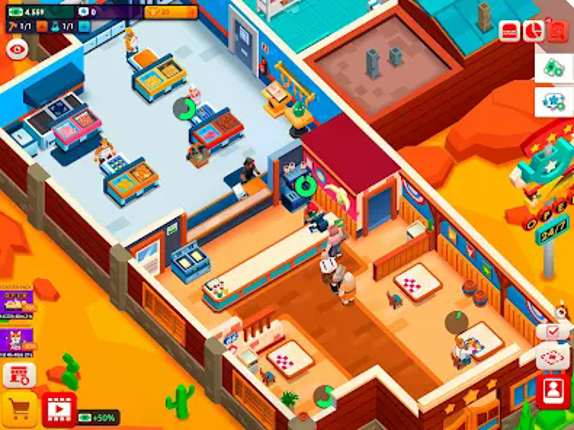 Idle Burger Empire Tycoon—Game screenshot