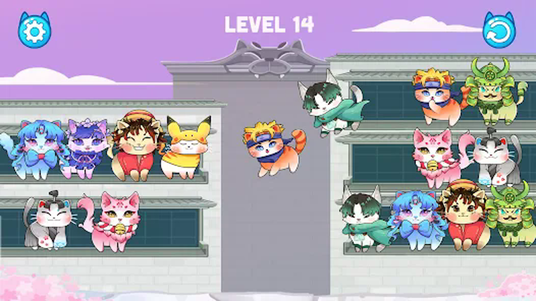 Cat Sort Color: Classic Puzzle screenshot