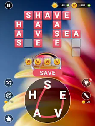Word Cross Flower Garden screenshot