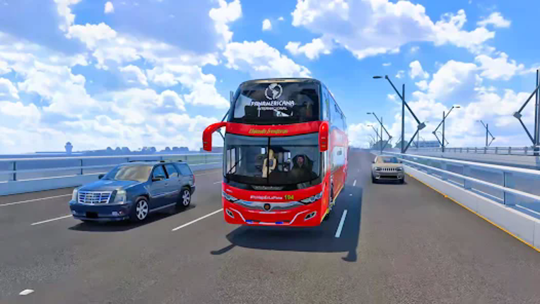US Coach Bus Simulator Game 3d Image