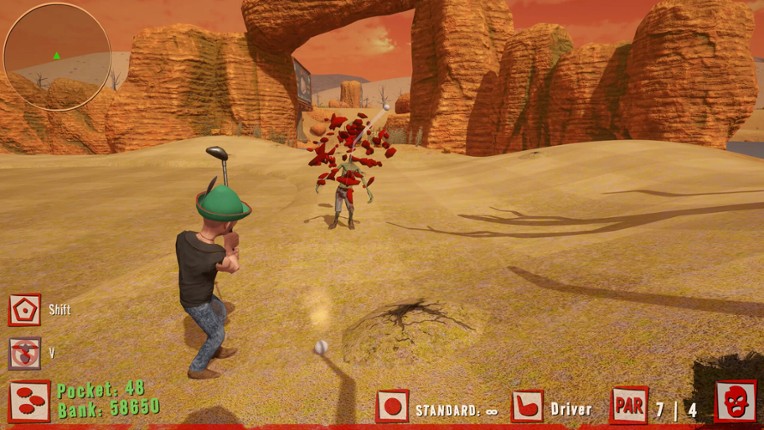 Golf VS Zombies screenshot