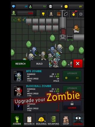 Grow Zombie inc screenshot