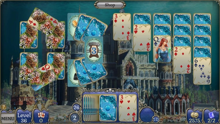Jewel Match Atlantis Solitaire 5: Collector's Edition screenshot
