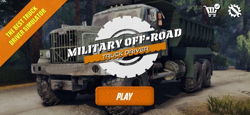 Military Offroad Truck Driver Image
