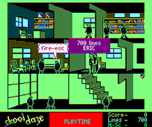 SkoolDaze (Oric) screenshot