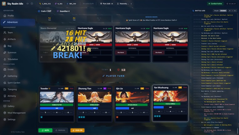 Sky Realm Idle screenshot