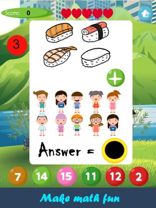 Sushi Math Addition &amp; Subtraction Image