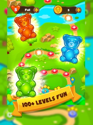 Toy Jelly Bear POP - Funny Blast Match 3 Free Game Image