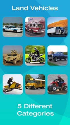 Vehicle Flashcards for Kids, Babies or Toddlers Image