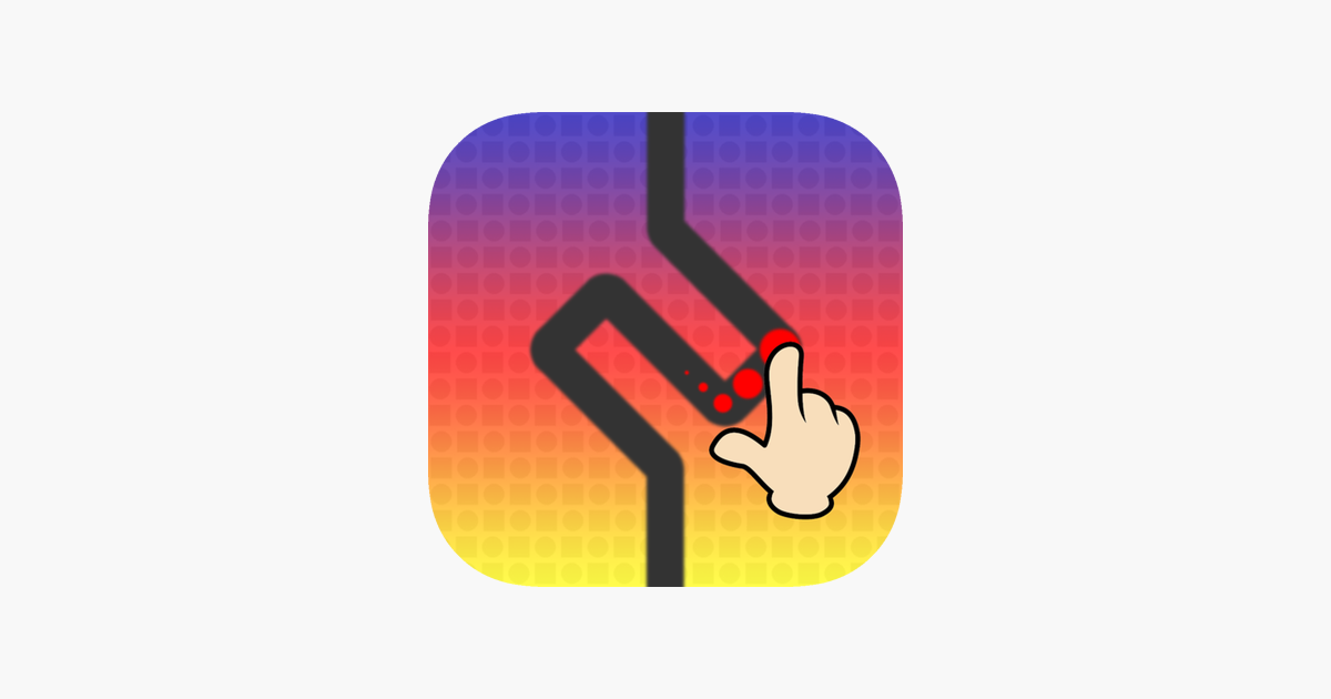 Games like Follow the zigzag line classic
