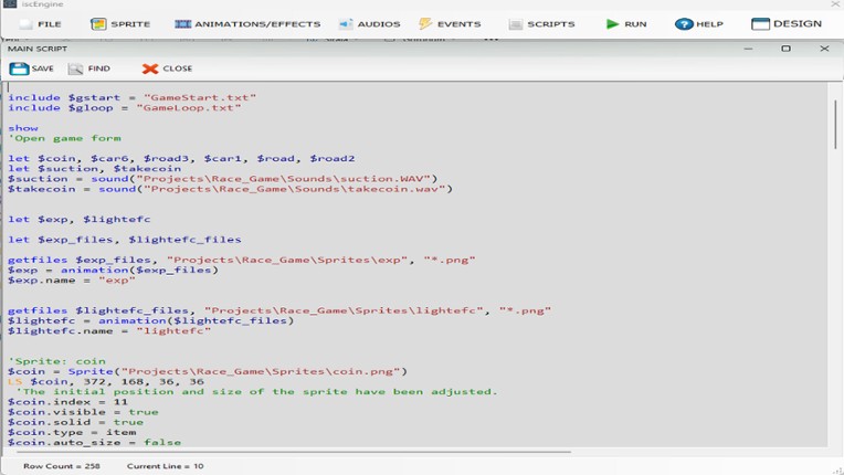 Fusion Script Game Studio: iscEngine & JS-Engine screenshot
