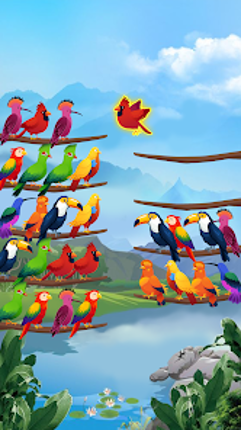 Bird Sort - Color Puzzle screenshot
