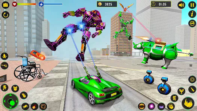 Rhino Robot - Robot Car Games screenshot