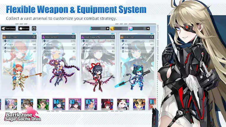 Battlezone Saga: Gacha Diva screenshot