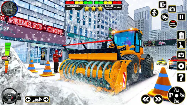 Snow Excavator Simulator Game screenshot