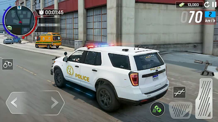 US Police Car Chase Driving 3d screenshot