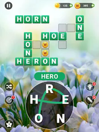 Word Cross Flower Garden screenshot