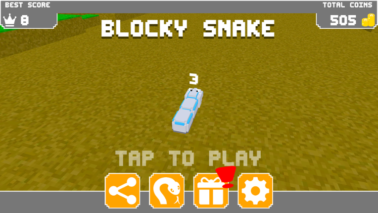 Blocky Snake Image