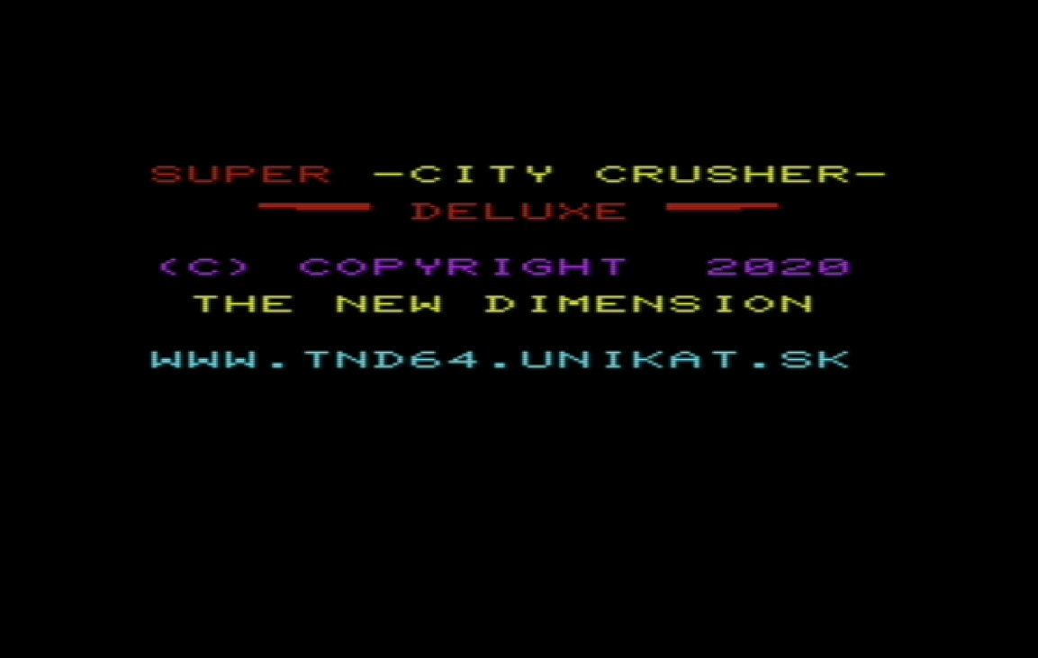 Games like Super City Crusher DX - For VIC-20 + 3K