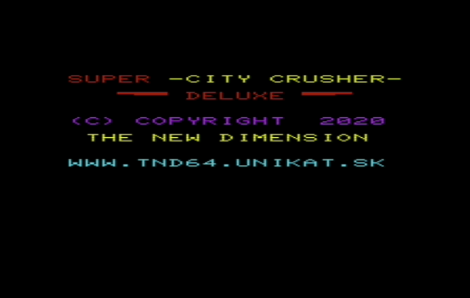 Super City Crusher DX - For VIC-20 + 3K Image