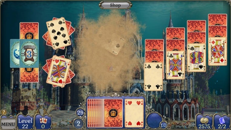 Jewel Match Atlantis Solitaire 5: Collector's Edition screenshot
