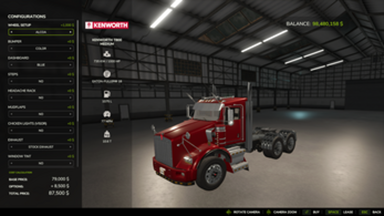 Kenworth T800 V1.2 screenshot