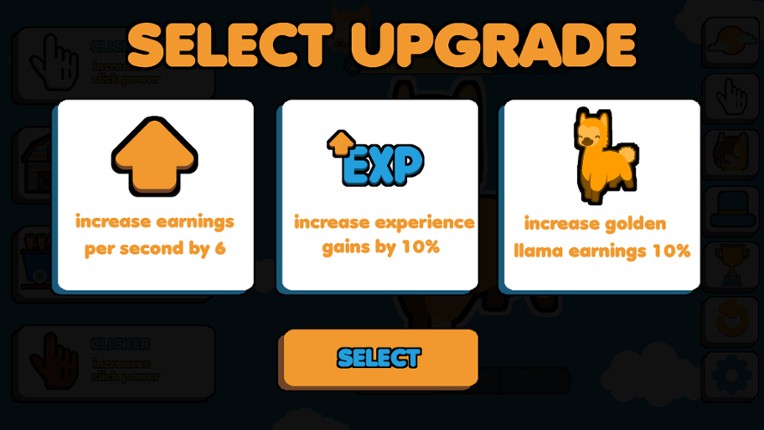 Lhama Clicker screenshot