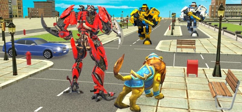 Lion Tank Alien Army Attack Image