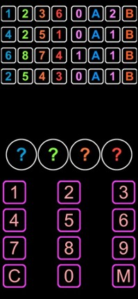 NUMS - 1A2B Guess Number Game Image