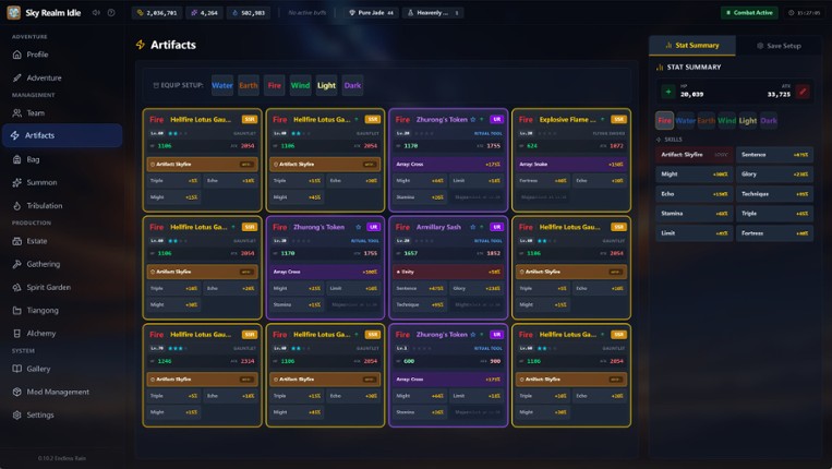 Sky Realm Idle screenshot