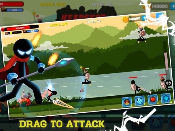 Stickman Archer - Spear War Image