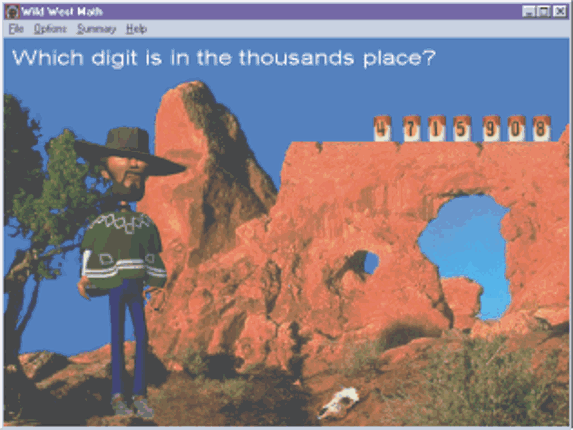 Wild West Math screenshot