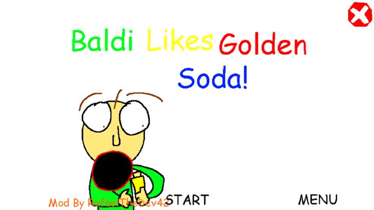 Baldi Likes Golden Soda! Image