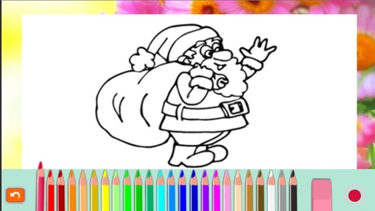 Christmas Drawing and Coloring book for kids screenshot